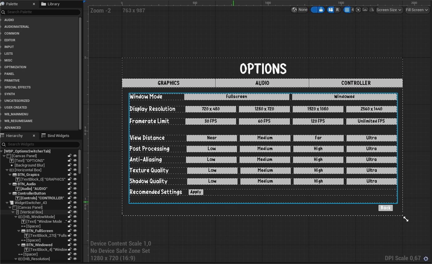Settings Screen